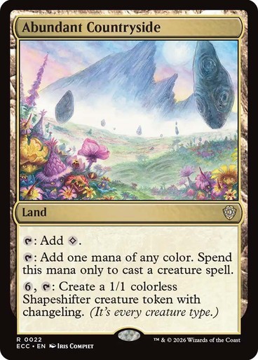 MTG: Lorwyn Eclipsed Commander – Dance of the Elements (Choose your Card)
