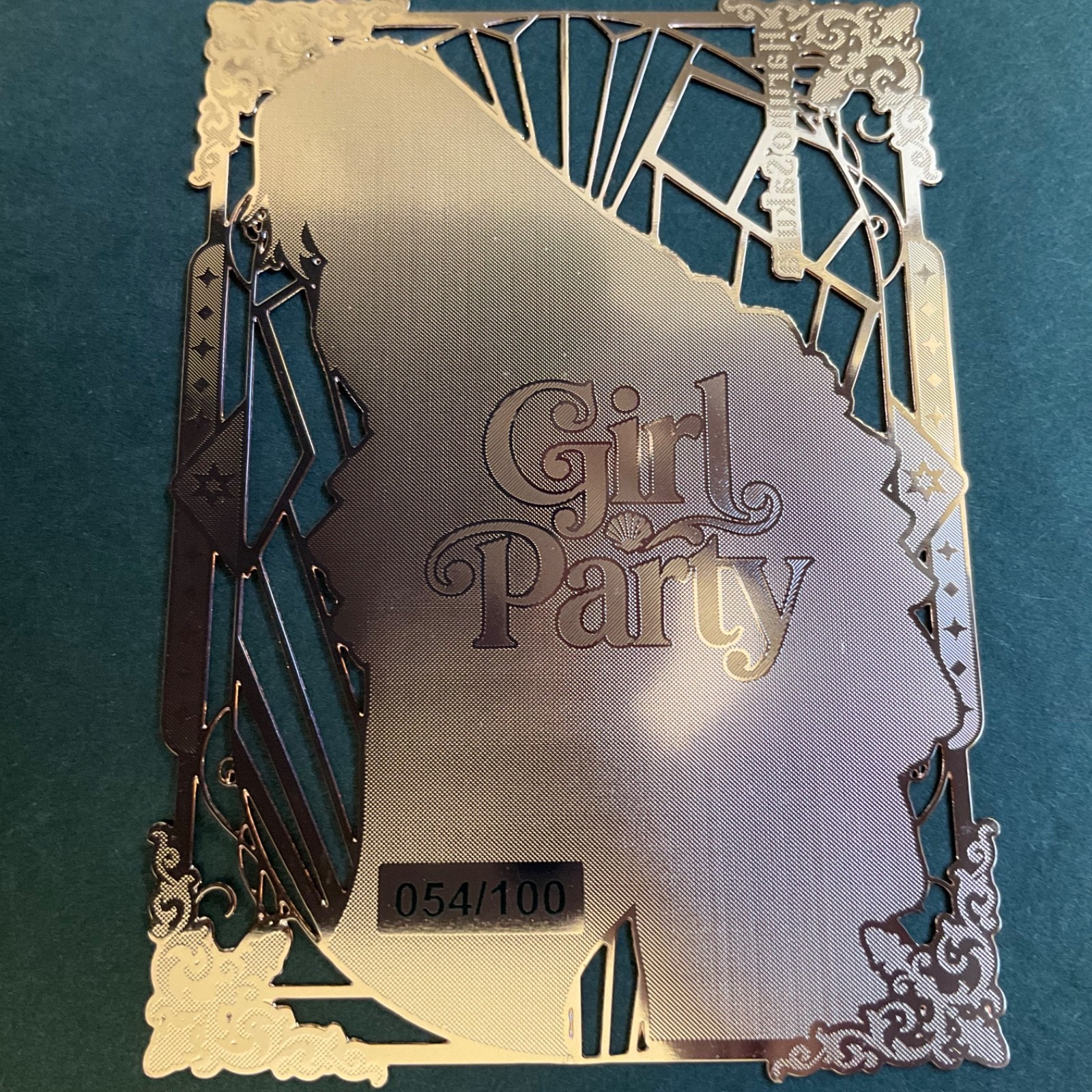 Goddess Story Gold METAL Card – Random Serial Number #/100! Sakura Bikini Anime