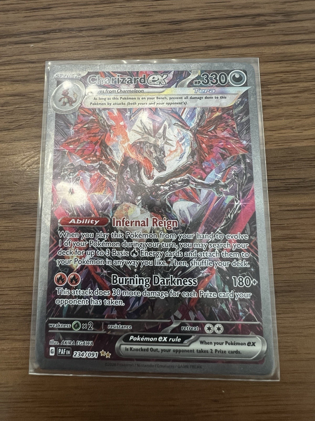 Charizard EX 234/091 Sv: Paldean Fates Holo
