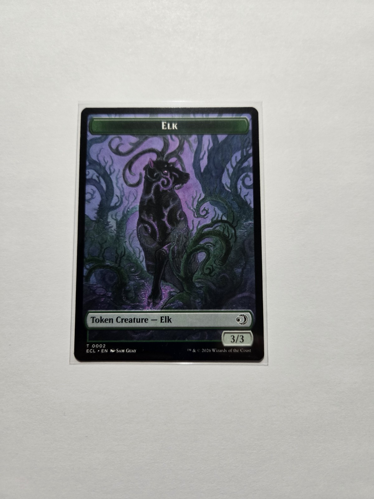 Mutavault/Elk Double-Sided Token Lorwyn Eclipsed Regular