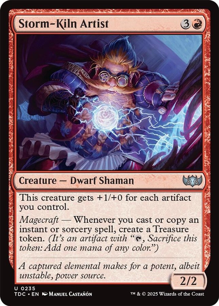 Storm-Kiln Artist – 235 – NM – Commander: Tarkir: Dragonstorm – MTG