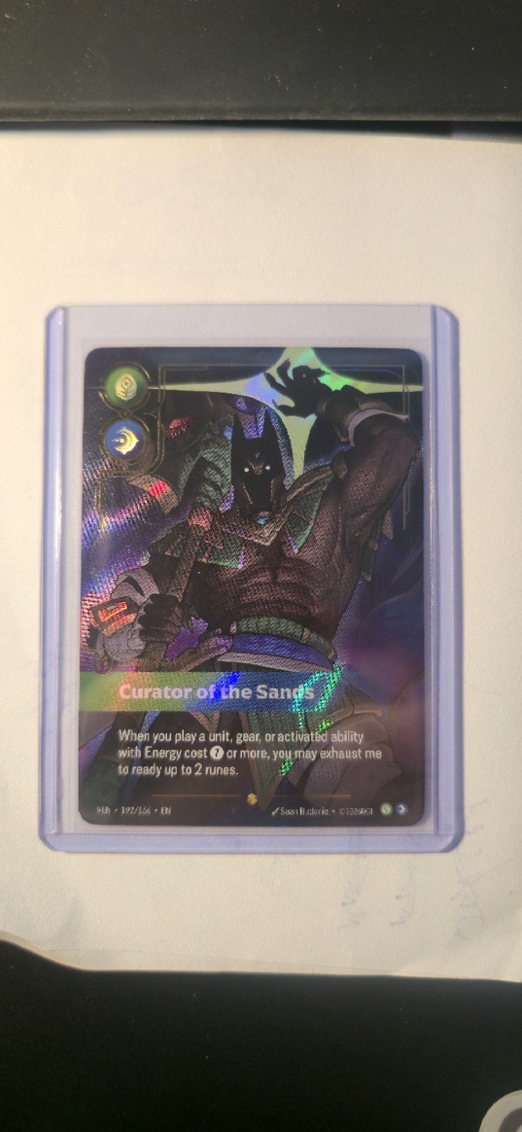 Riftbound Vendetta TCG Nasus – Curator of the Sands (Overnumbered) – 192/166