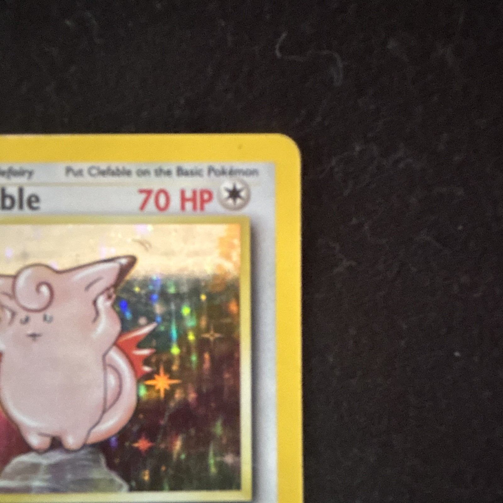 Pokemon TCG WOTC Clefable 01/64 Jungle 1st Ed Holo Rare 70 HP 1999