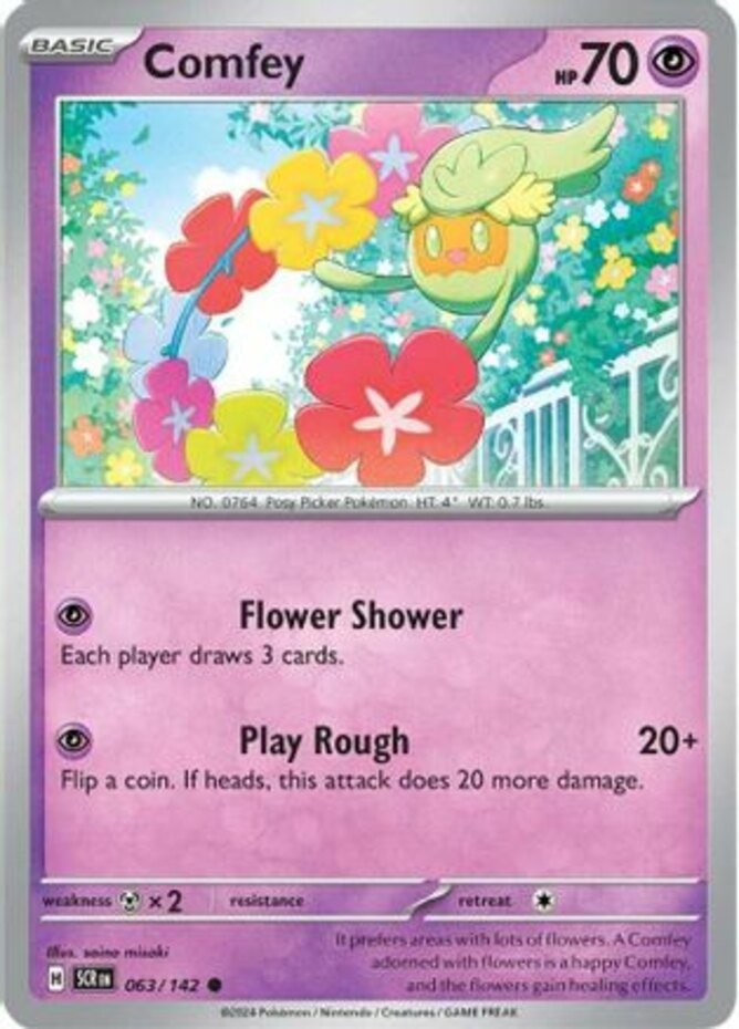 Comfey – 063/142 – Common – Reverse Holo – Near Mint
