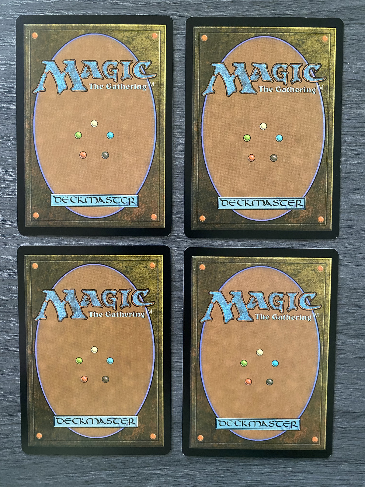 Original Zendikar Full Art Forest Set of 4 (1 of each unique art) MTG