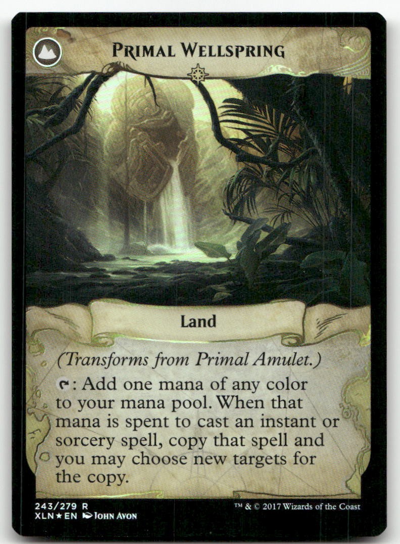 Primal Amulet #243 (Foil) (LP) Ixalan XLN Magic MTG