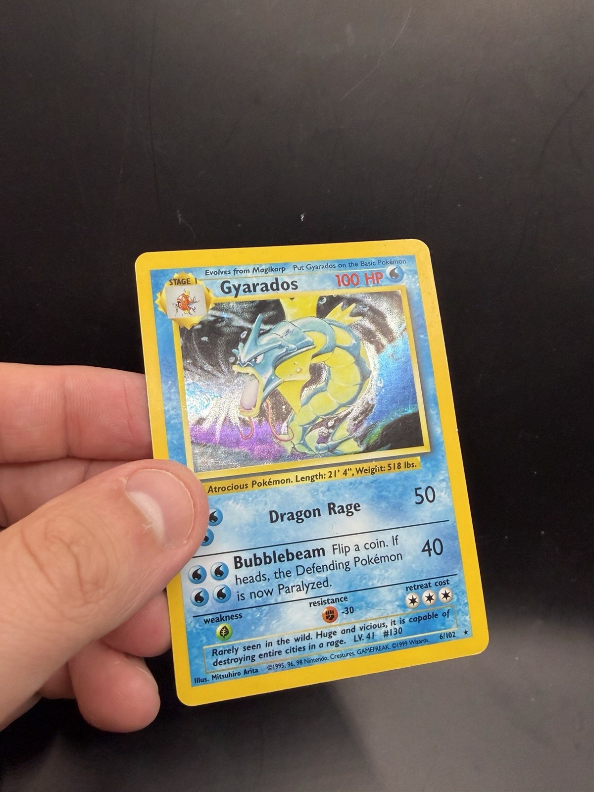 Gyarados 006/102 Base Set Holo
