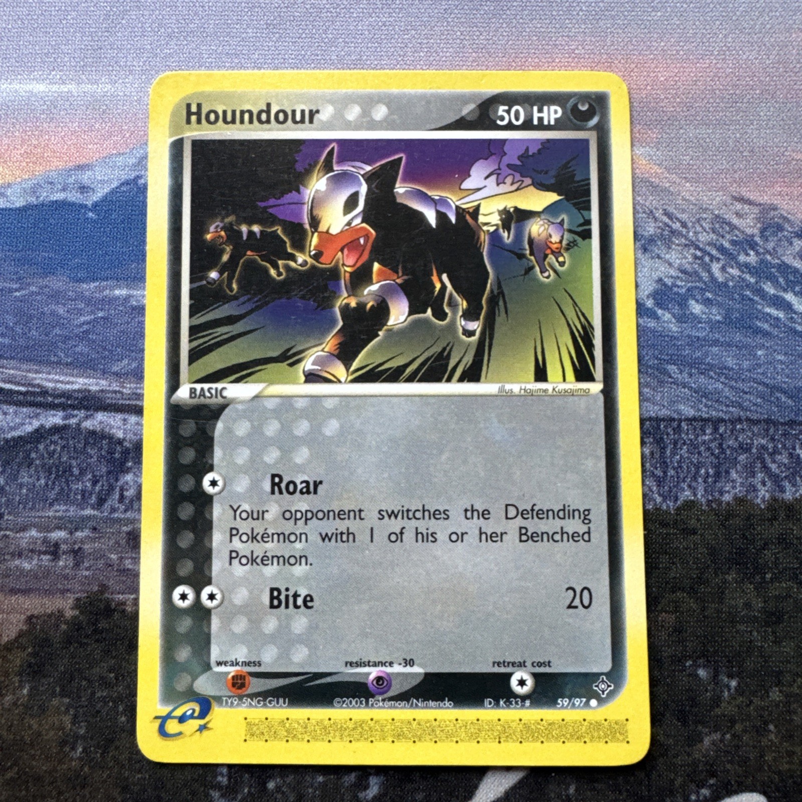 Pokemon EX Dragon Houndour 59/97 Non-Holo Pack Fresh