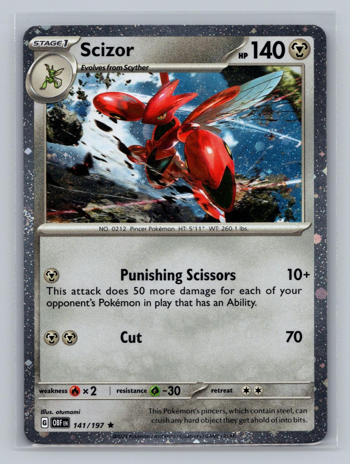 Scizor (Cosmos Holo) 141/197 Holo Promo Pokemon NM