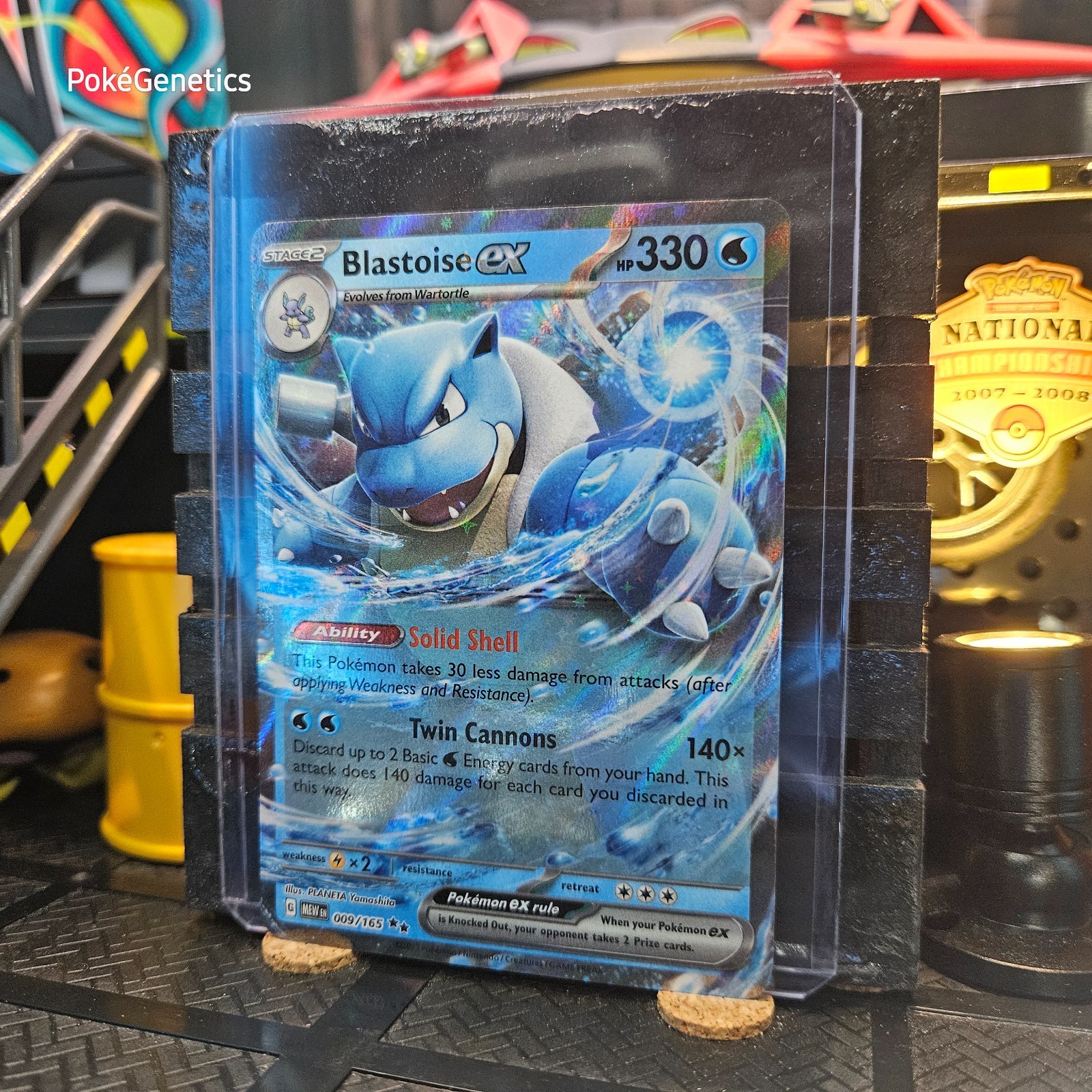 Blastoise ex 151 Ultra Rare Pokémon TCG 009/165 Scarlet & Violet