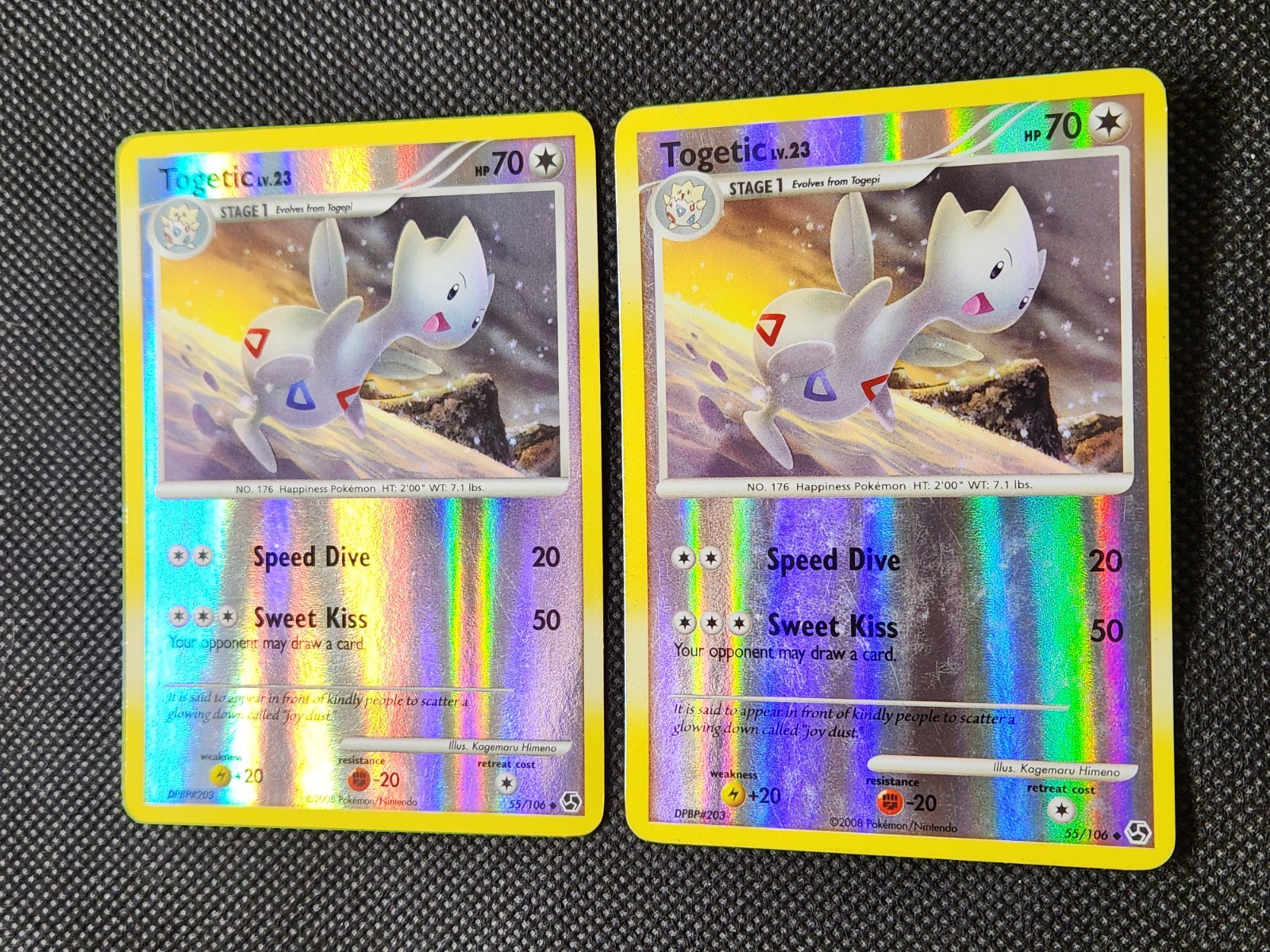 Played (LP) Togetic Reverse-Holo #55 Great Encounters Pokemon TCG