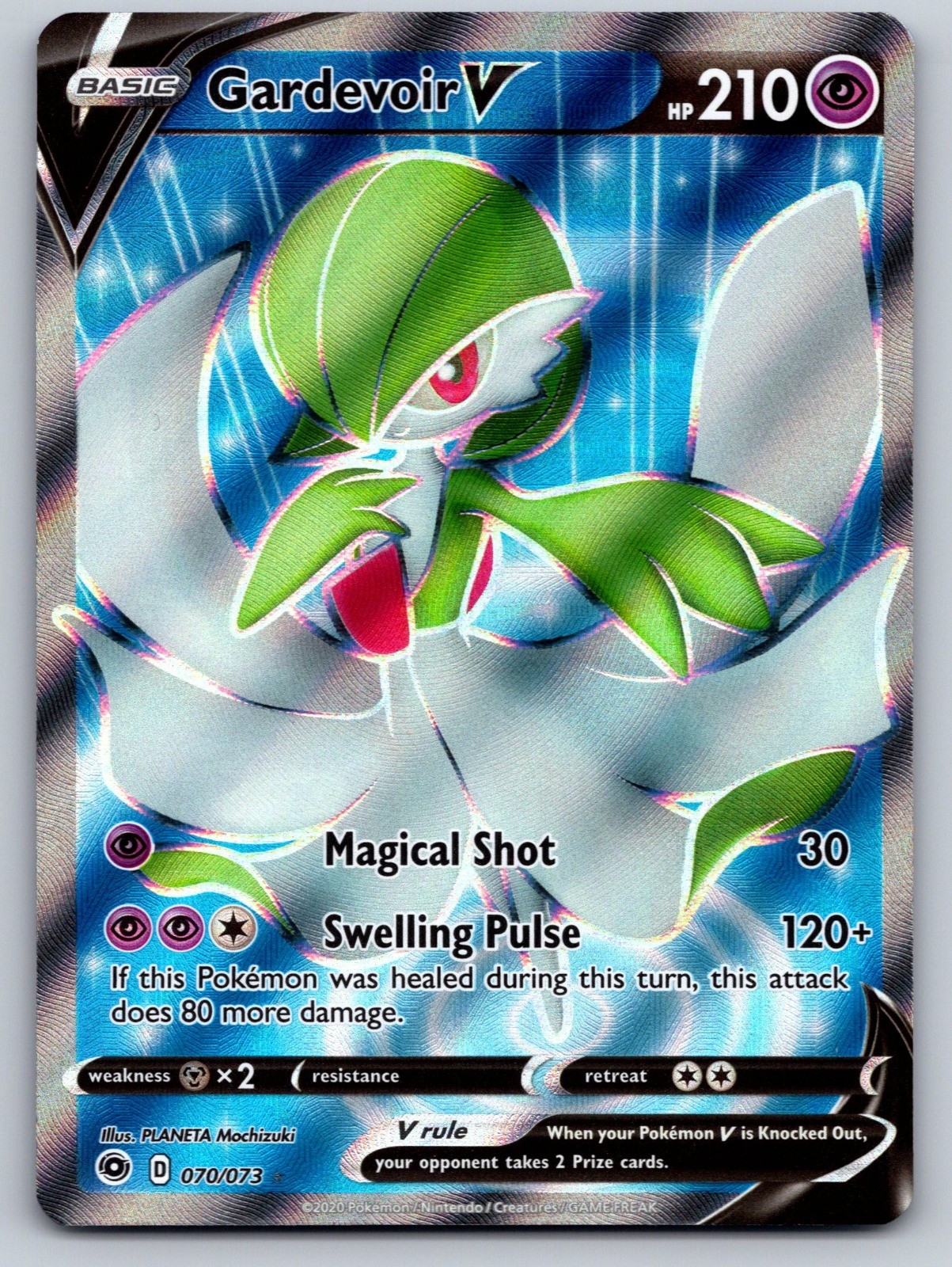 Gardevoir V (Full Art) Holo Ultra Rare Champion’s Path 70/73 NM