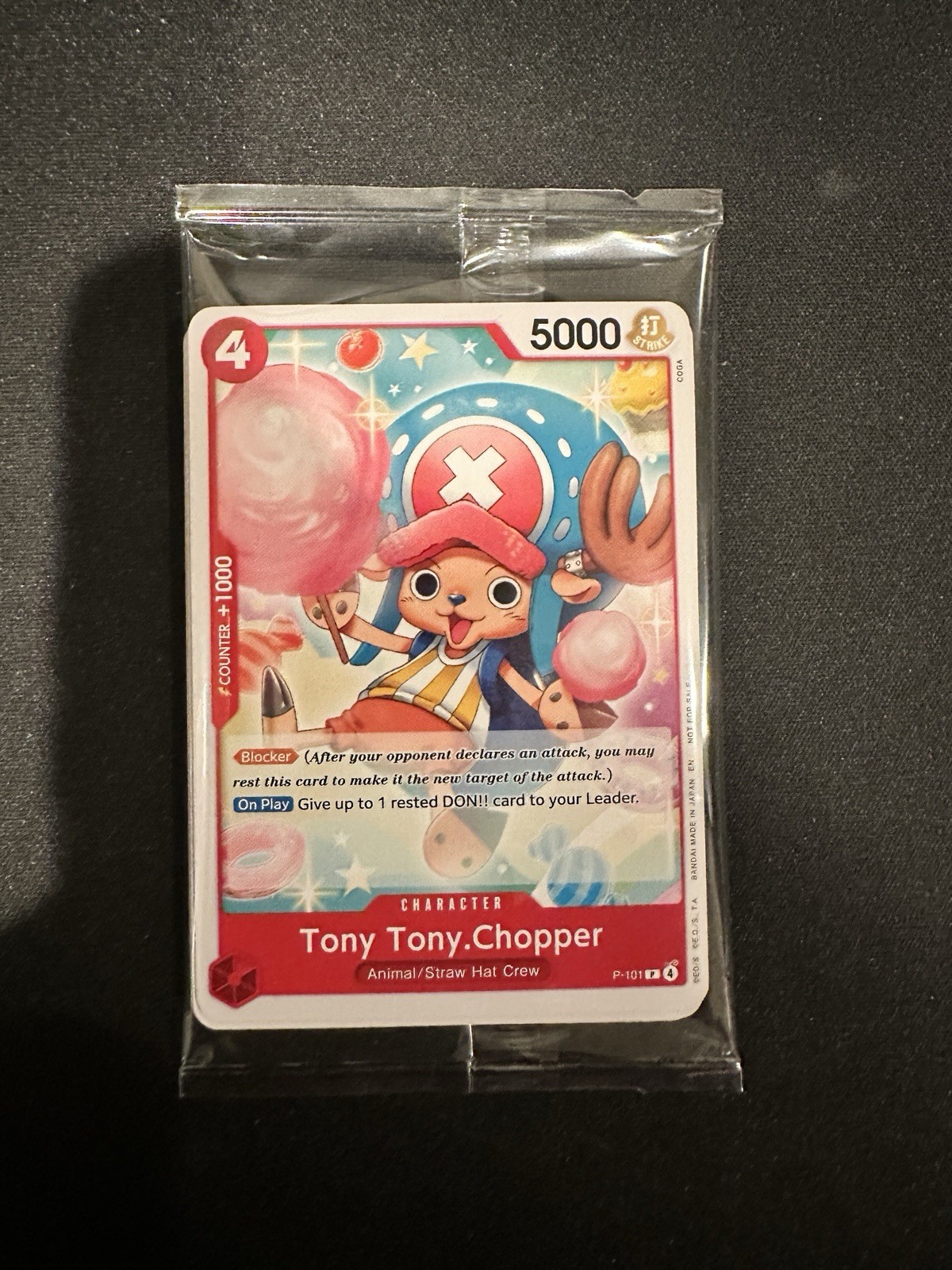2026 One Piece TCG ENGLISH Tony Tony Chopper P-101 P Standard Battle Pack