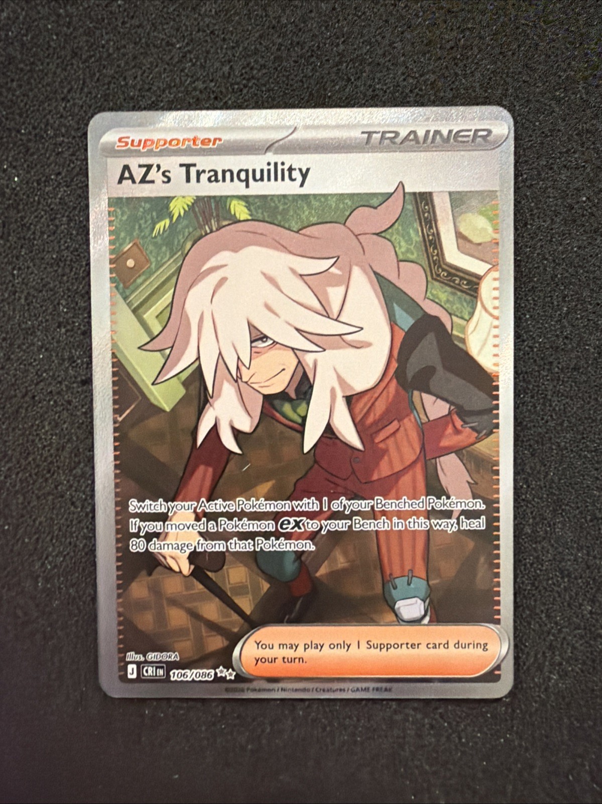 AZ’s Tranquility 106/086 Chaos Rising- Full Art Ultra Rare- Pokemon TCG NM+
