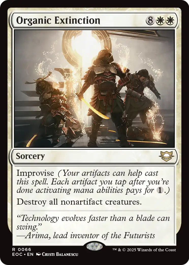 Organic Extinction – 66 – EOC – Near Mint – MTG