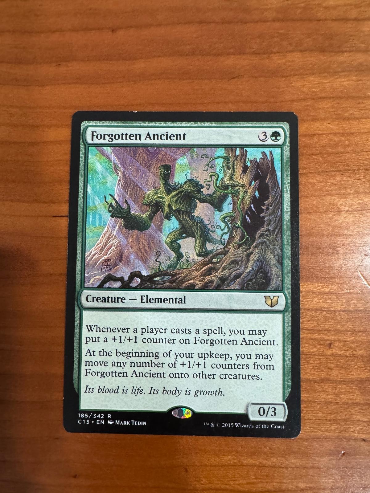 FORGOTTEN ANCIENT 185 R COMMANDER 2015 MAGIC: THE GATHERING NM