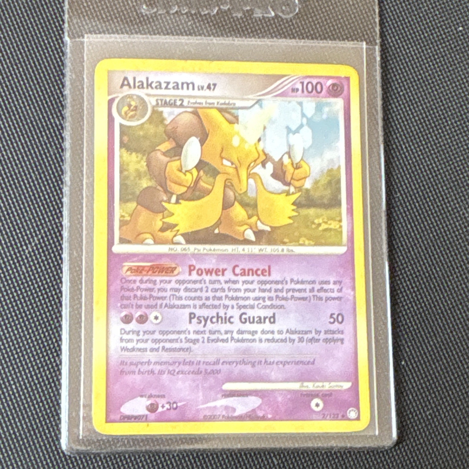 Pokemon TCG Alakazam Holo Rare 2/123 Mysterious Treasures English 100 HP