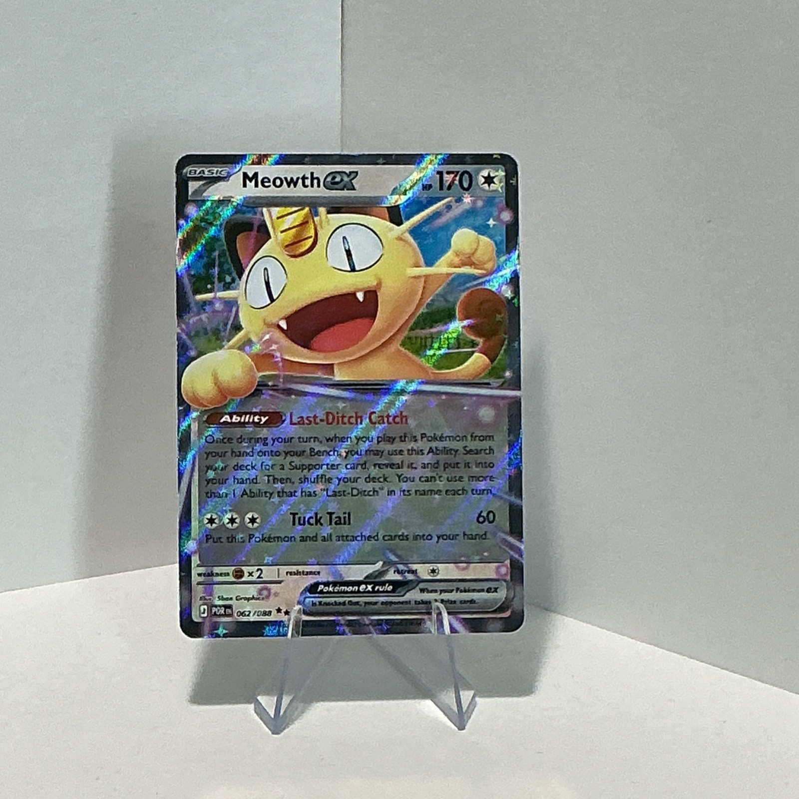 Pokémon TCG Meowth ex 062/088 – Perfect Order – NM