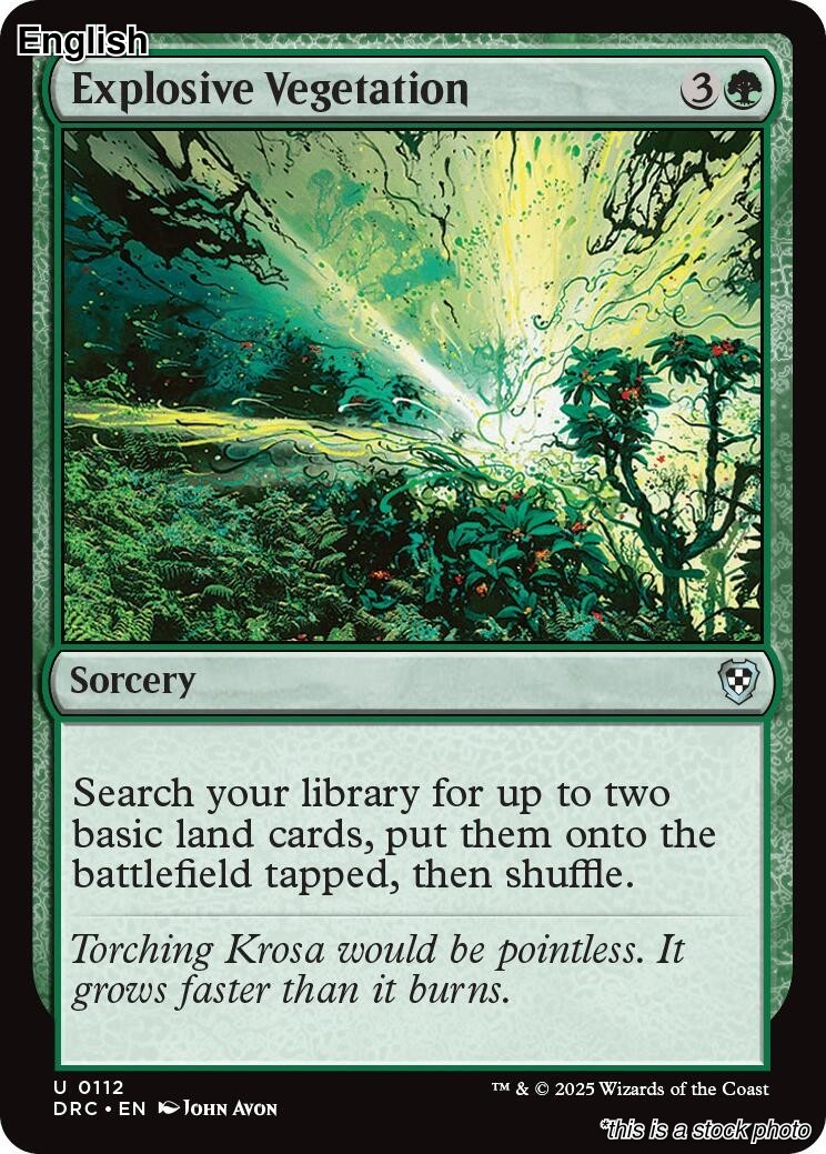 Explosive Vegetation NM [DRC – 112] EN