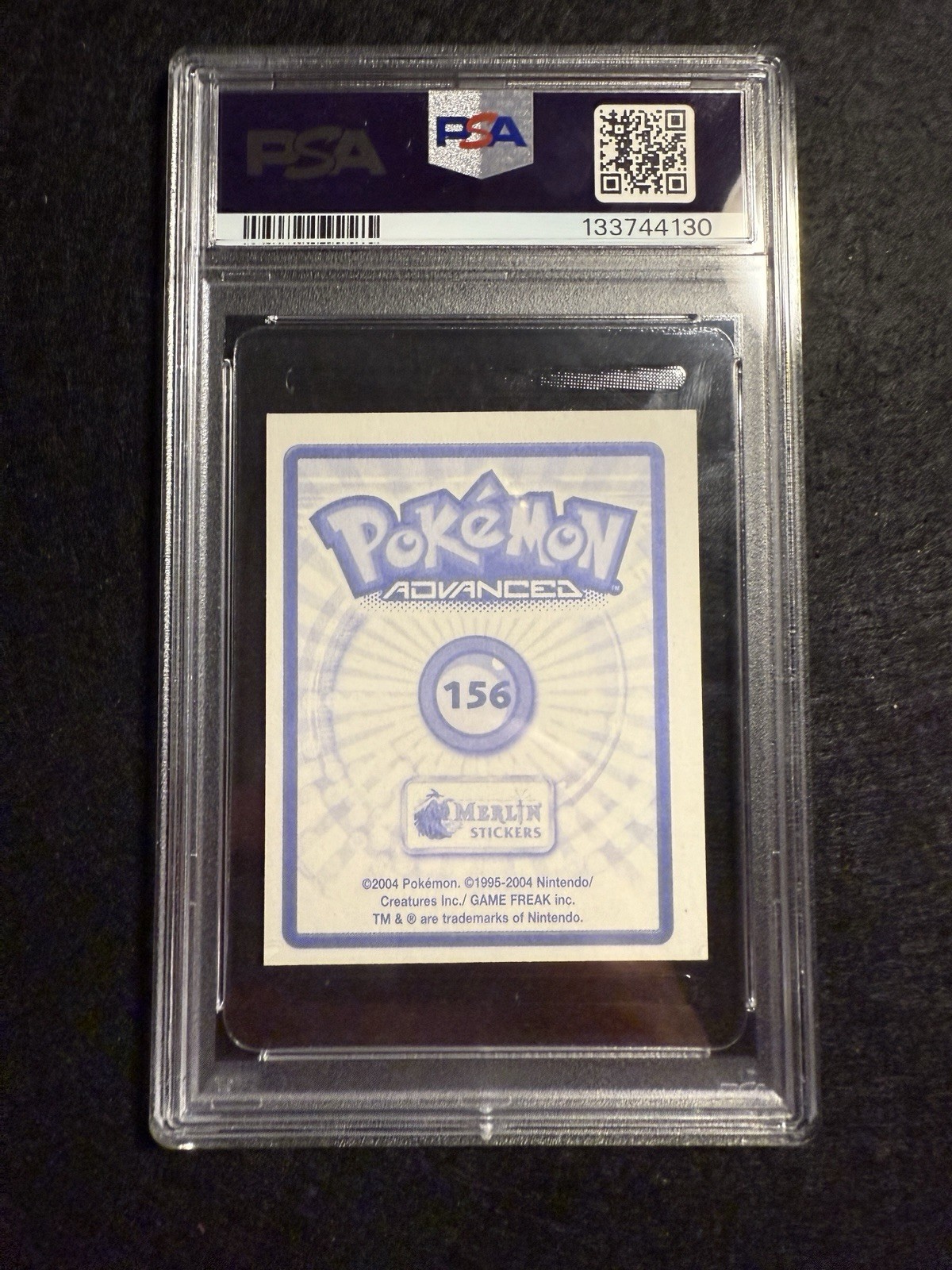 POKEMON MERLIN ADVANCED SERIES 6 PIKACHU #156 HOLO SPARKLE PSA 8 NM 2004