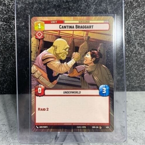 Star Wars Unlimited – HYPERSPACE – Full Art – Cantina Braggart – 420 Common