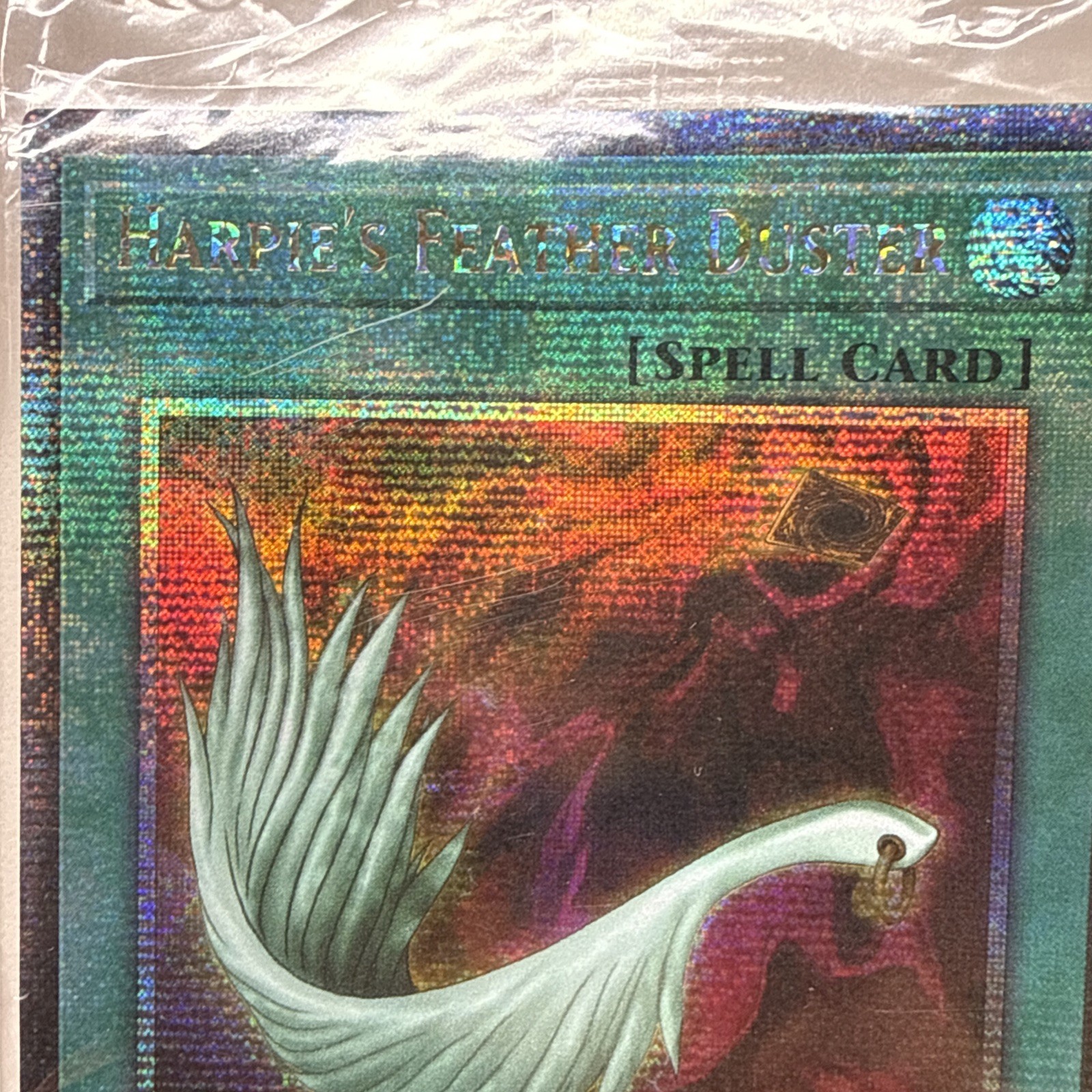 Yugioh Harpie’s Feather Duster EDC1-EN001 Quarter Century Rare SEALED