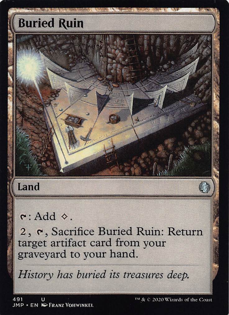 Buried Ruin JMP 491 Normal English NM – MTG