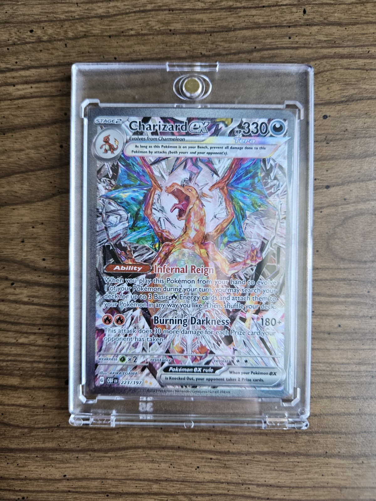 Charizard ex 223/197 SV03: Obsidian Flames Holo LP
