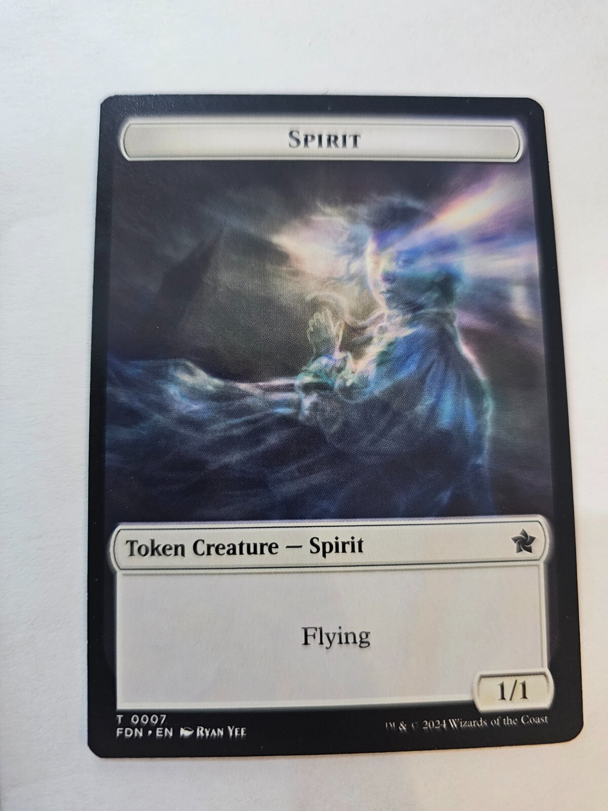 MTG – Cat / Spirit Double sided token Foundations