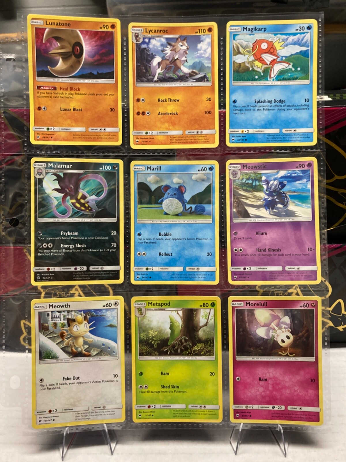 Pokemon TCG Burning Shadows Singles – Complete Your Set – Free Ship! NM/LP