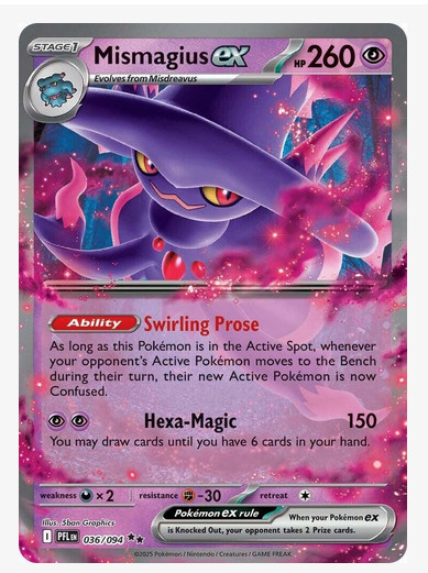 Mismagius ex – 036/094 – ME02: Phantasmal Flames (PFL)
