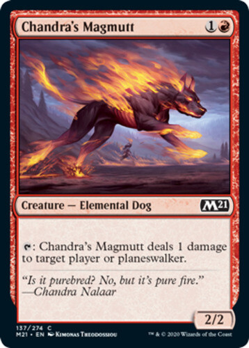 Chandra’s Magmutt – Foil x1 – Magic Core Set 2021 – NM-Mint, English – Magic Cor