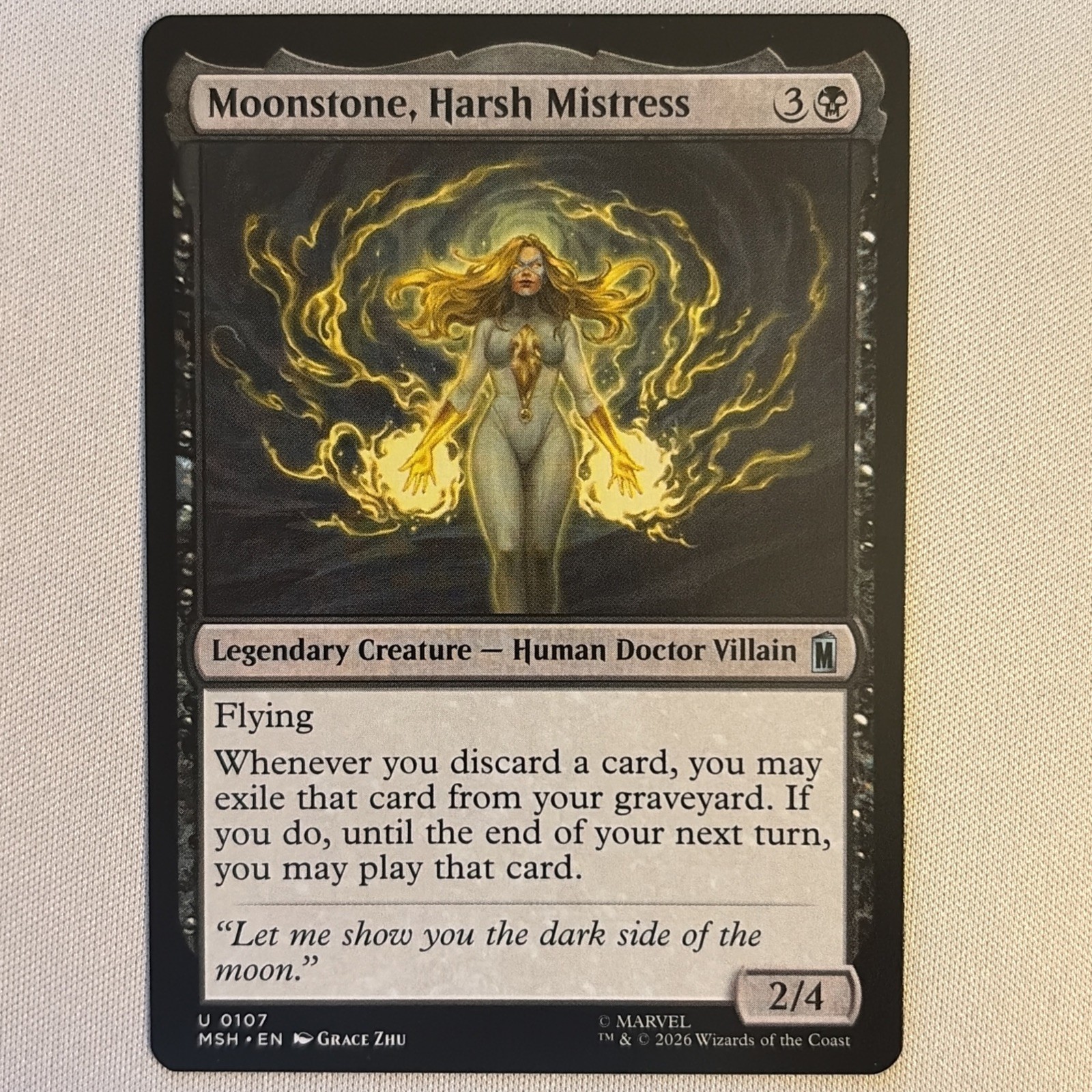 Moonstone, Harsh Mistress – 0107 – Marvel Super Heroes MSH – MTG NM/M