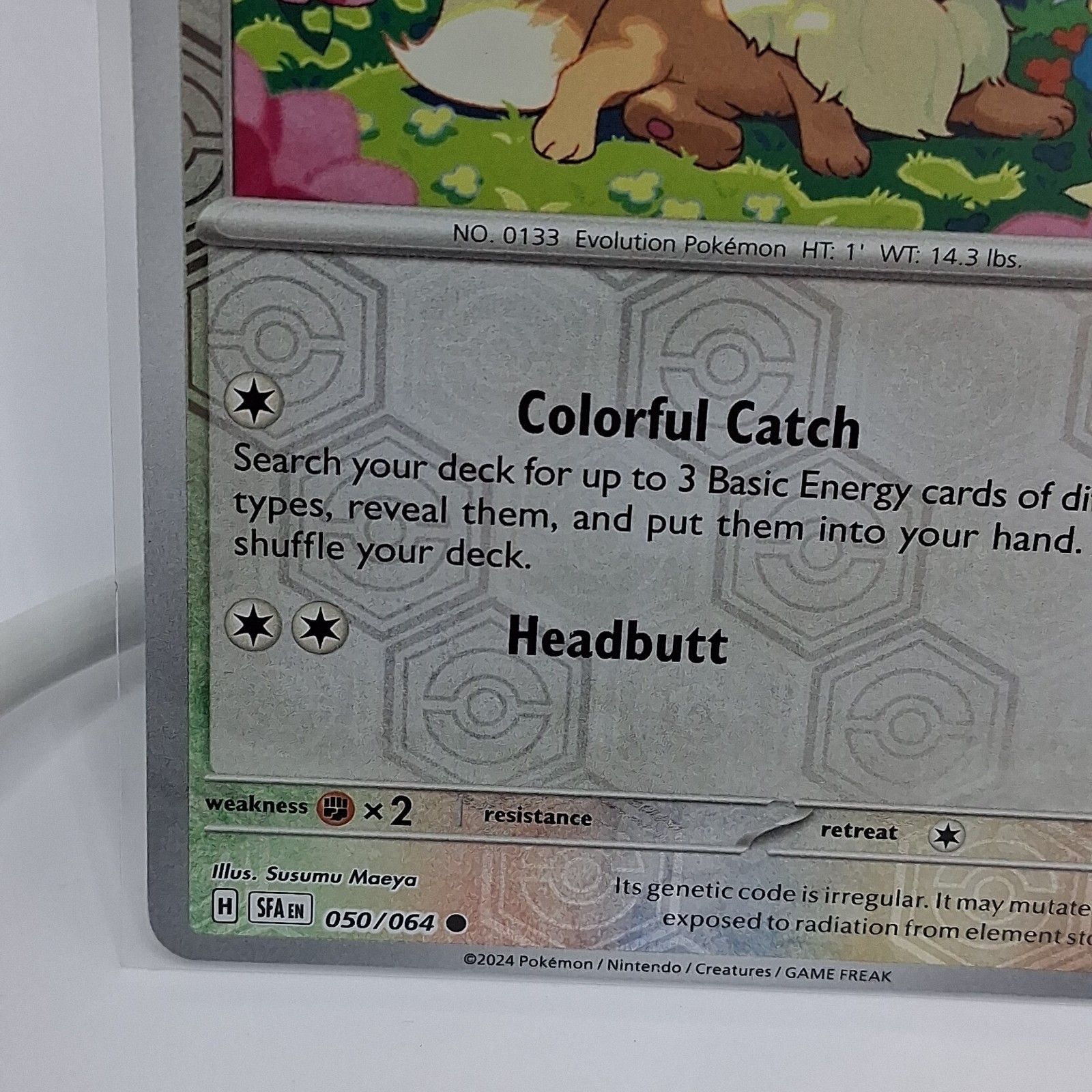 Eevee 050/064 Sv: Shrouded Fable Reverse Holo