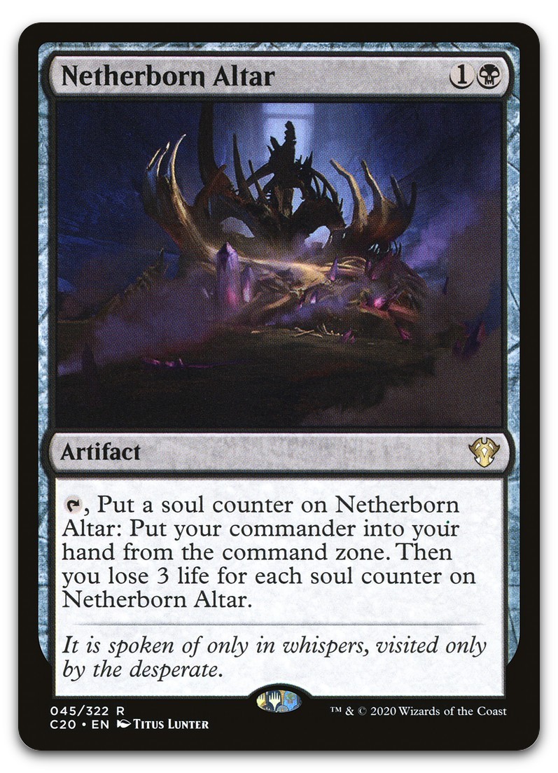 Netherborn Altar #45 (NM) Commander 2020 C20 Magic MTG