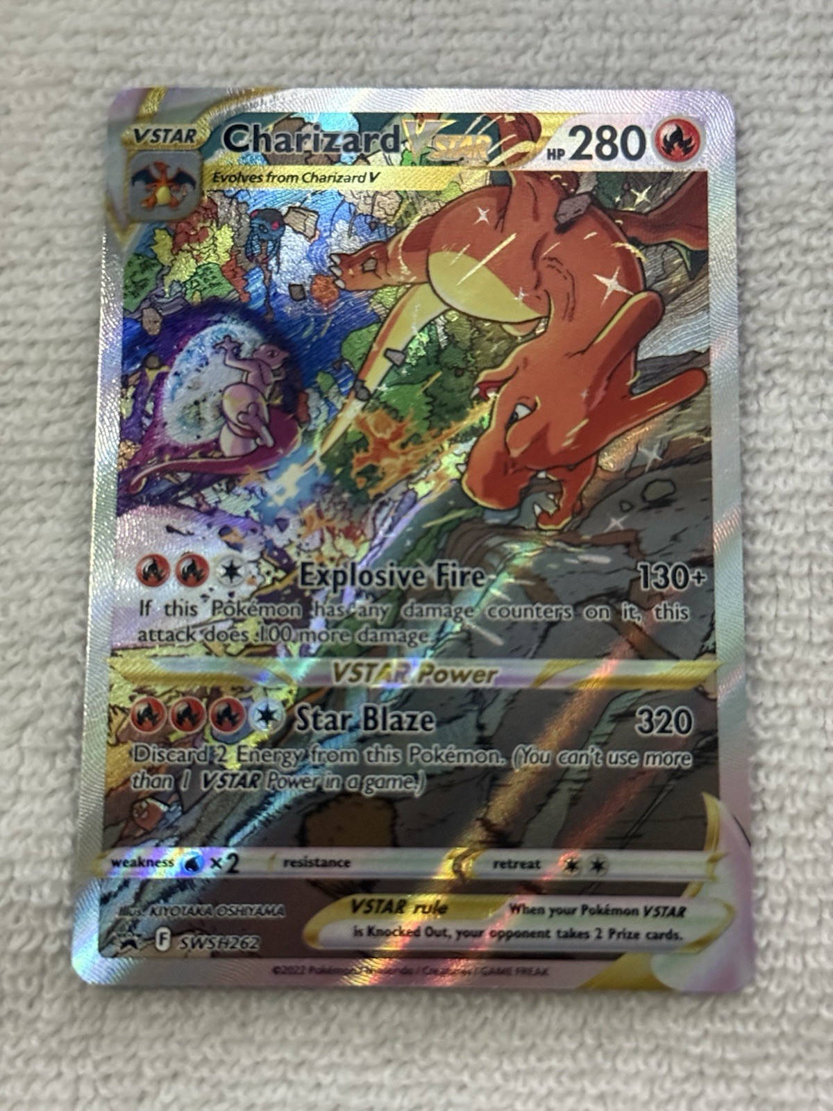 Pokémon TCG Charizard VSTAR SWSH262 Sword & Shield Promo Holo Card LP Condition