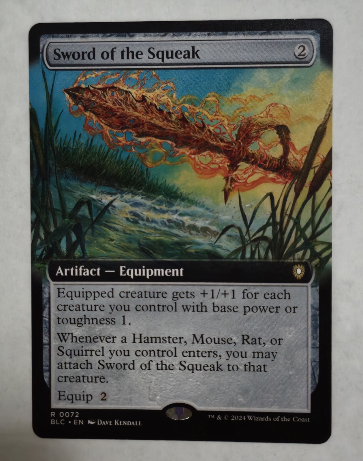 Sword of the Squeak (Extended Art) – Commander: Bloomburrow