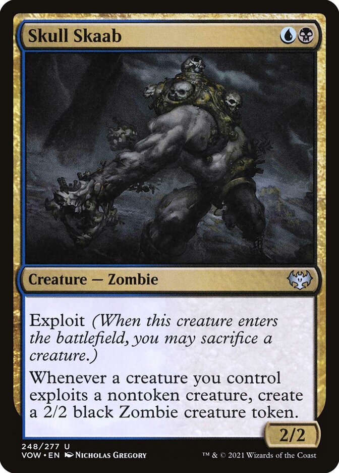 Skull Skaab (248) Innistrad: Crimson Vow x4 4x VOW MTG Playset Magic