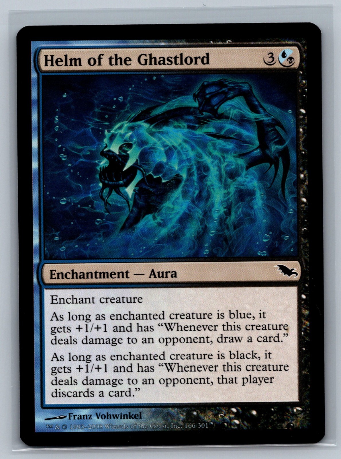 Magic The Gathering Shadowmoor Helm of the Ghastlord #166/301 MTG TCG CCG