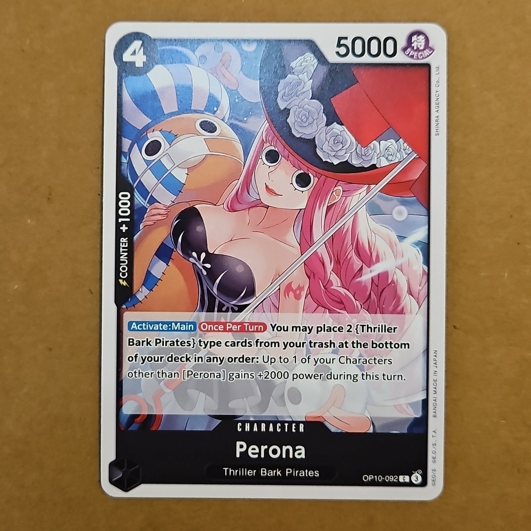 One Piece Perona (OP10-092/162) OP10 Royal Blood NM TCG CCG