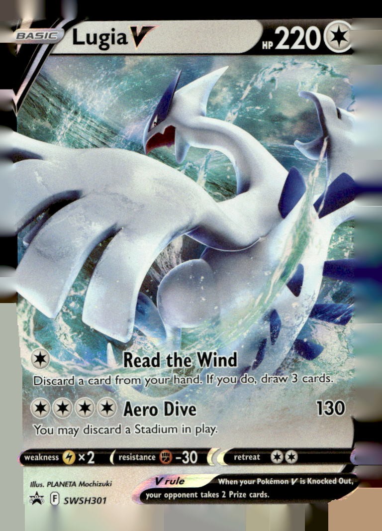 Lugia V Holo Promo SWSH: Sword & Shield Promo Cards SWSH301 LP