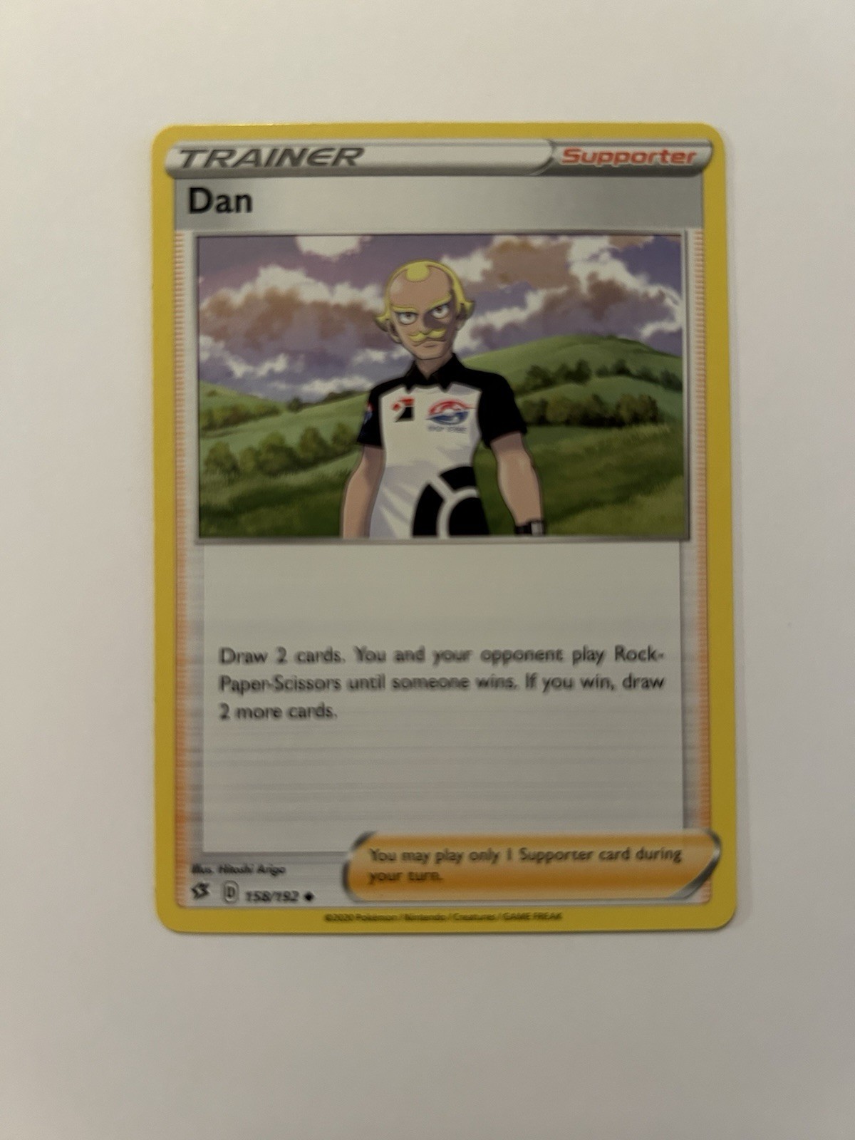 Dan Uncommon Sword & Shield Rebel Clash 158/192