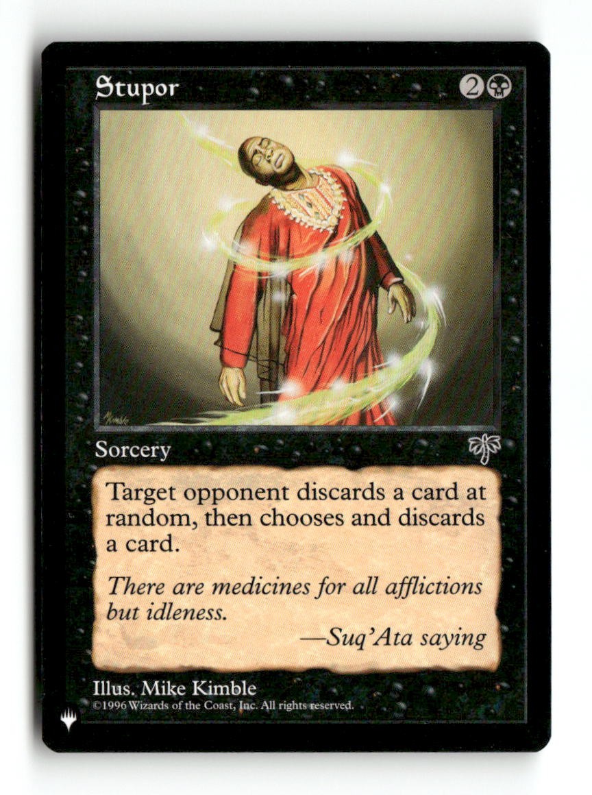 Stupor [LIST – 7] Uncommon NM The List Reprints