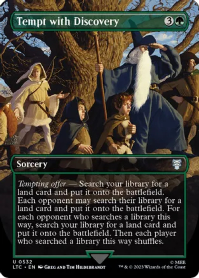 [1x] Tempt with Discovery – Borderless Near Mint, English The Lord of the Rings
