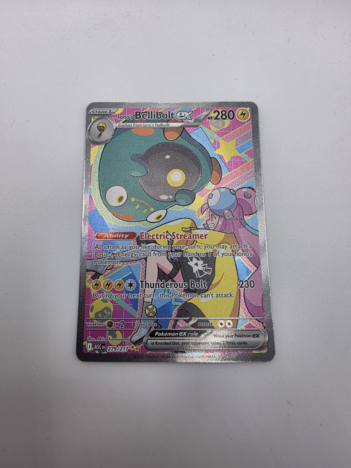 Iono’s Bellibolt ex 279/217 Me: Ascended Heroes Holo