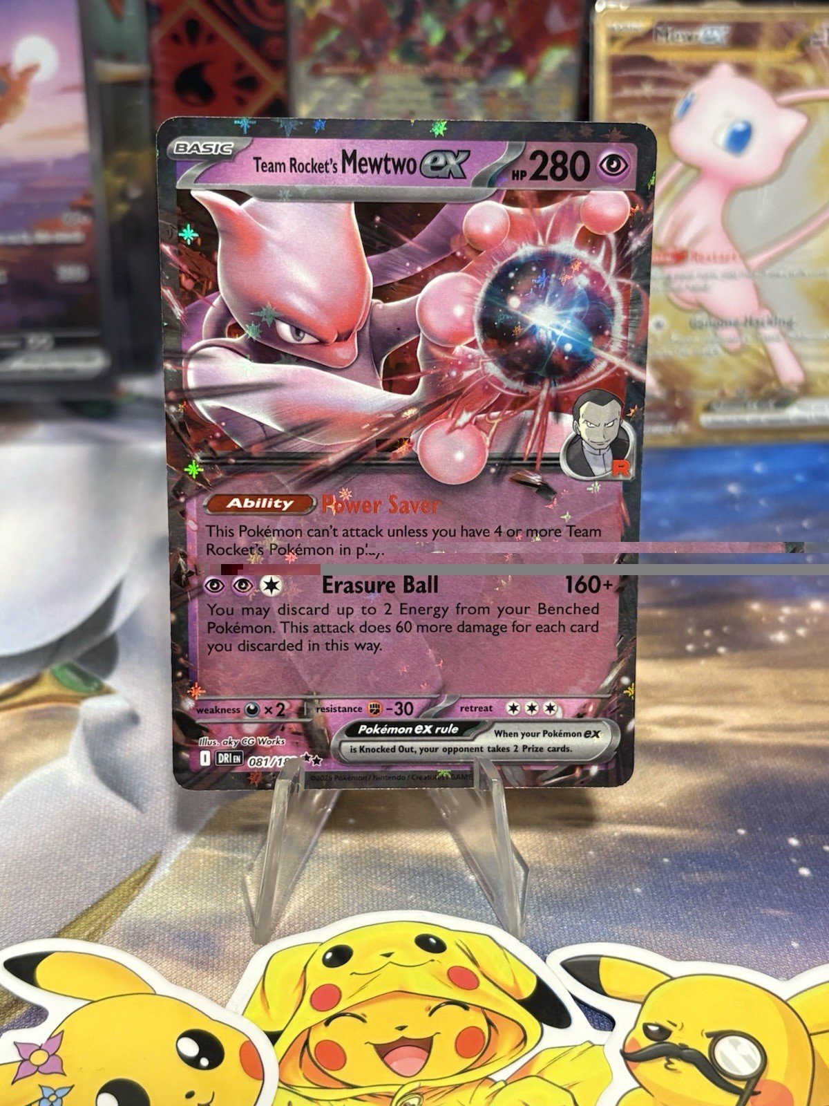 Pokémon TCG Team Rocket’s Mewtwo ex – 081/182 – SV10: Destined Rivals (DRI)