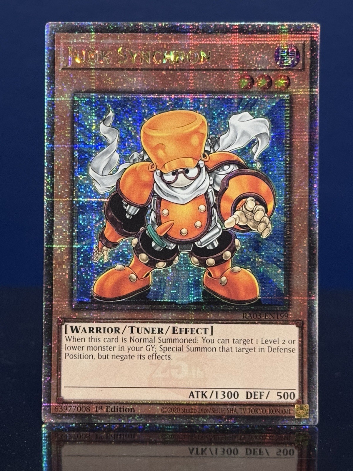 Junk Synchron Quarter Century Secret Rare RA03-EN199 Quarter Century Bonanza