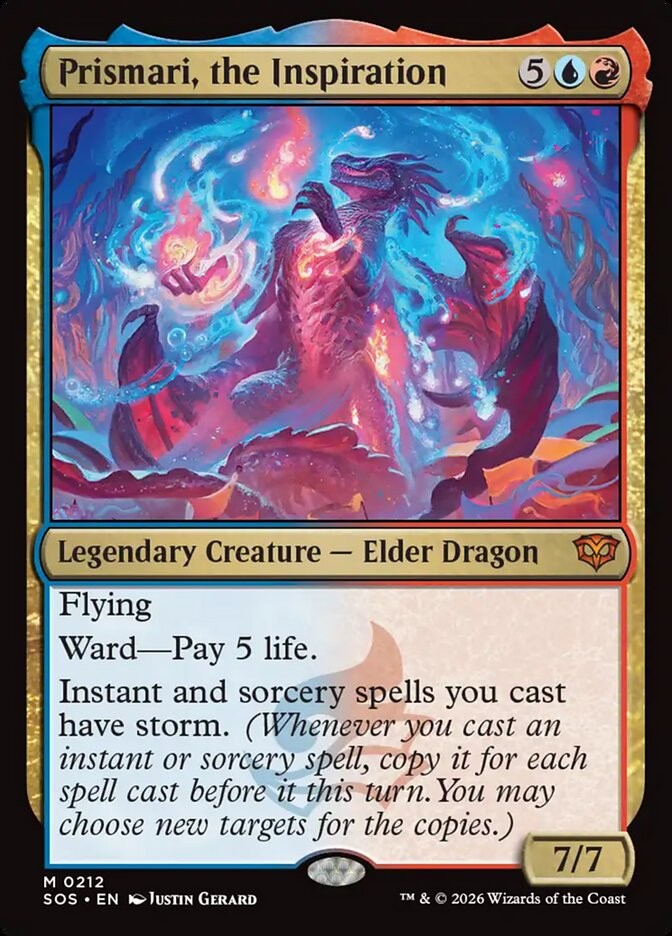 MTG Prismari, the Inspiration (212/444) Secrets of Strixhaven NM