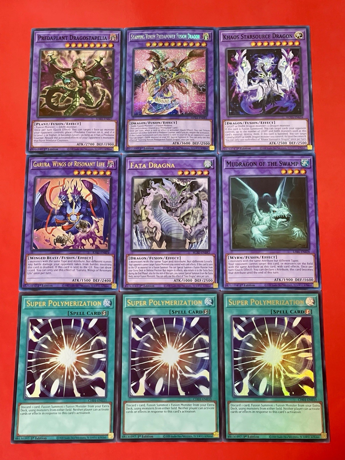 3x Super Polymerization + FATA Dragon + KHAOS + Garura & More! | YuGiOh!