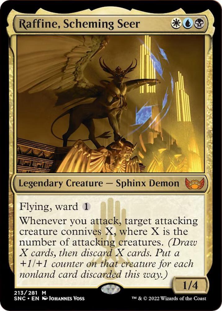 1x Raffine, Scheming Seer – Streets of New Capenna – NM – MTG